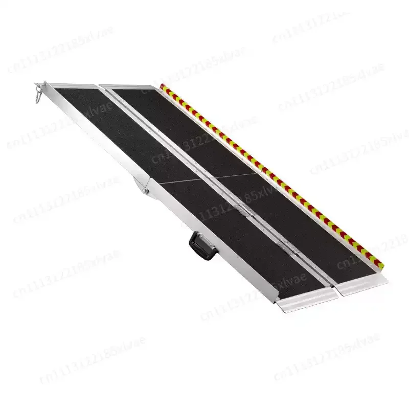 Portable Aluminum Folding Ramp, 600Lbs Capacity, 6'L × 29 