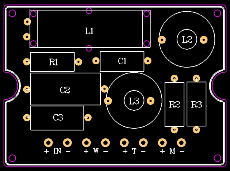 GHXAMP 200W 3-Wege-Auto-Crossover-Audio-Frequenzweiche für Hochleistungs-Bass-, Mittel- und Hochtöner-Lautsprecher, 500 Hz und 3,5 kHz, 2 Stück – Detail 2