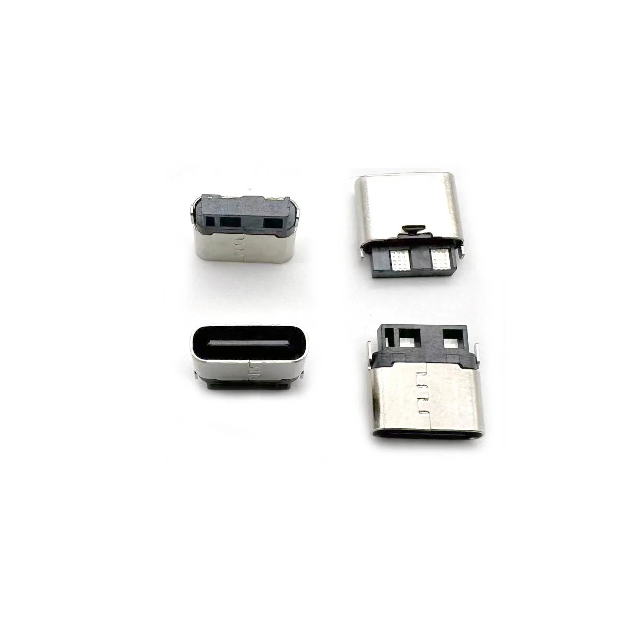 

200pcs USB Typ C Buchse direkte Einfügung 2-polige SMT-Buchse USB 3,1 Typ C Buchse für Handy-Ladeans chluss