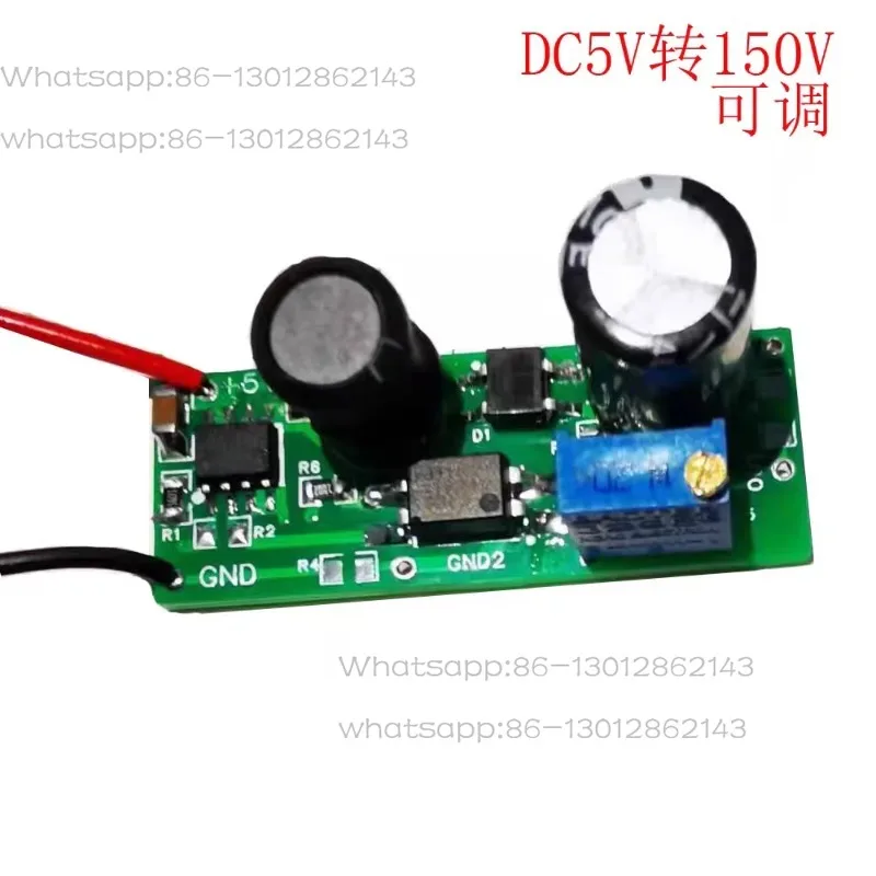 5V to 100V150V Isolated Adjustable Power Module DC Boost Charging Low Voltage to High Voltage Neon Lamp New