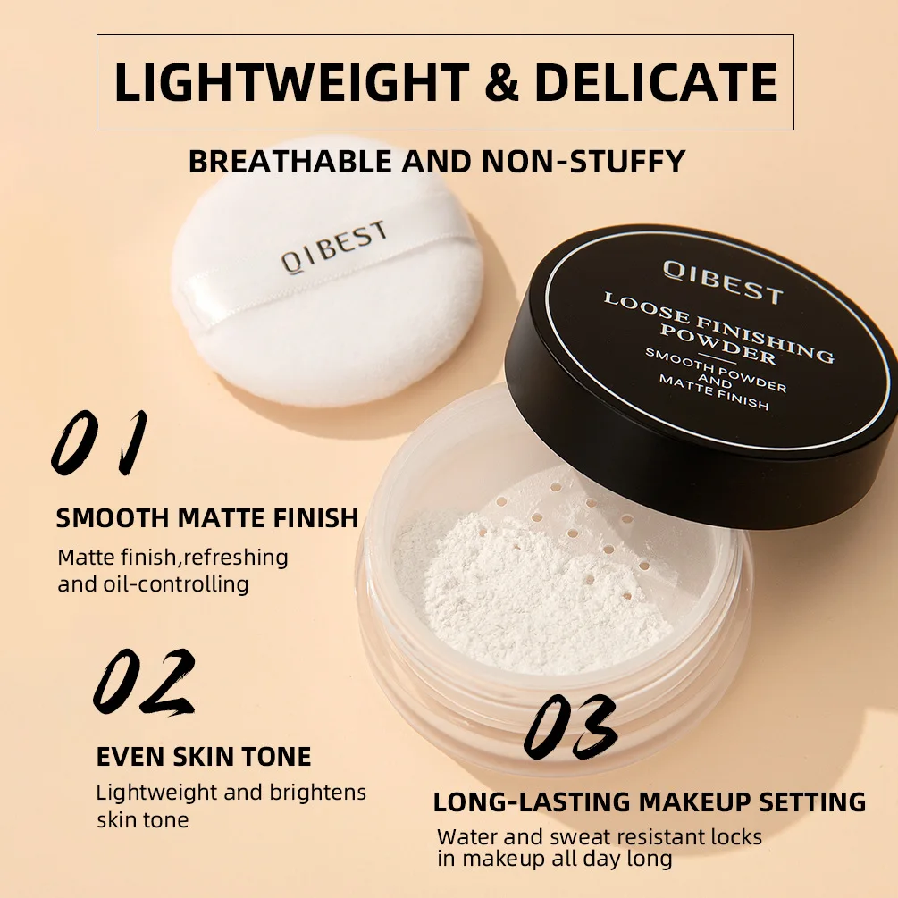 Loose Powder Matte Makeup Professional Face Powder Invisible Pores Oil Control Make Up Translucent Brightening Durable Gadgets