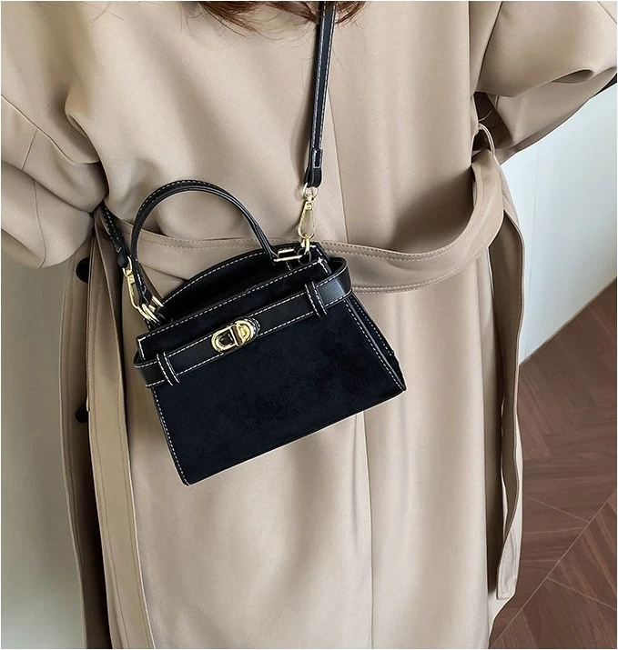 

Нишевая роскошная сумка через плечо в стиле ретро — шикарная женская сумка с верхней ручкой, универсальная для осенне-зимней одежды