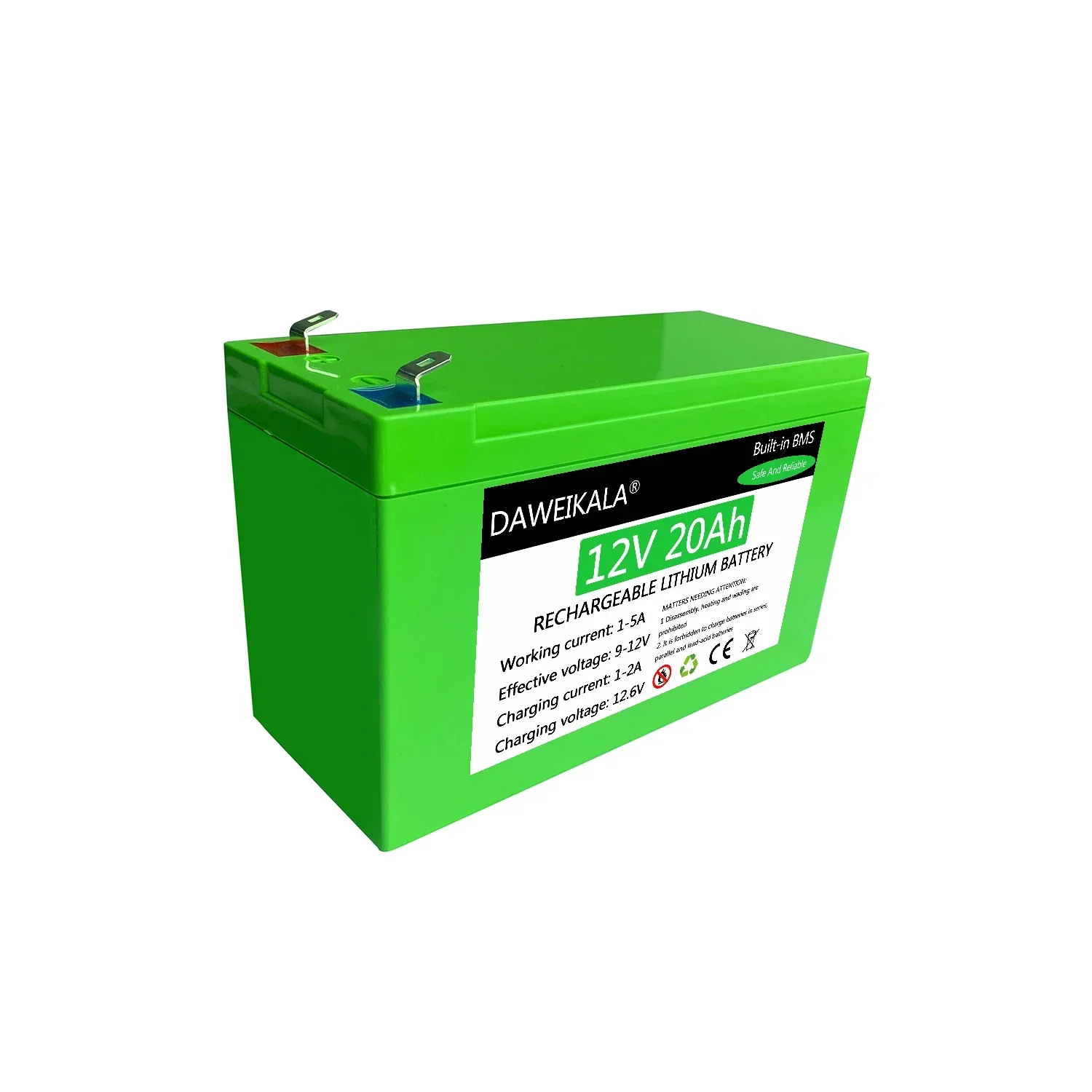 12V Battery 18650 lithium rechargeable battery Solar storage Deep Cycle For Kid Scooters Electric lighting 12V 3A Charger