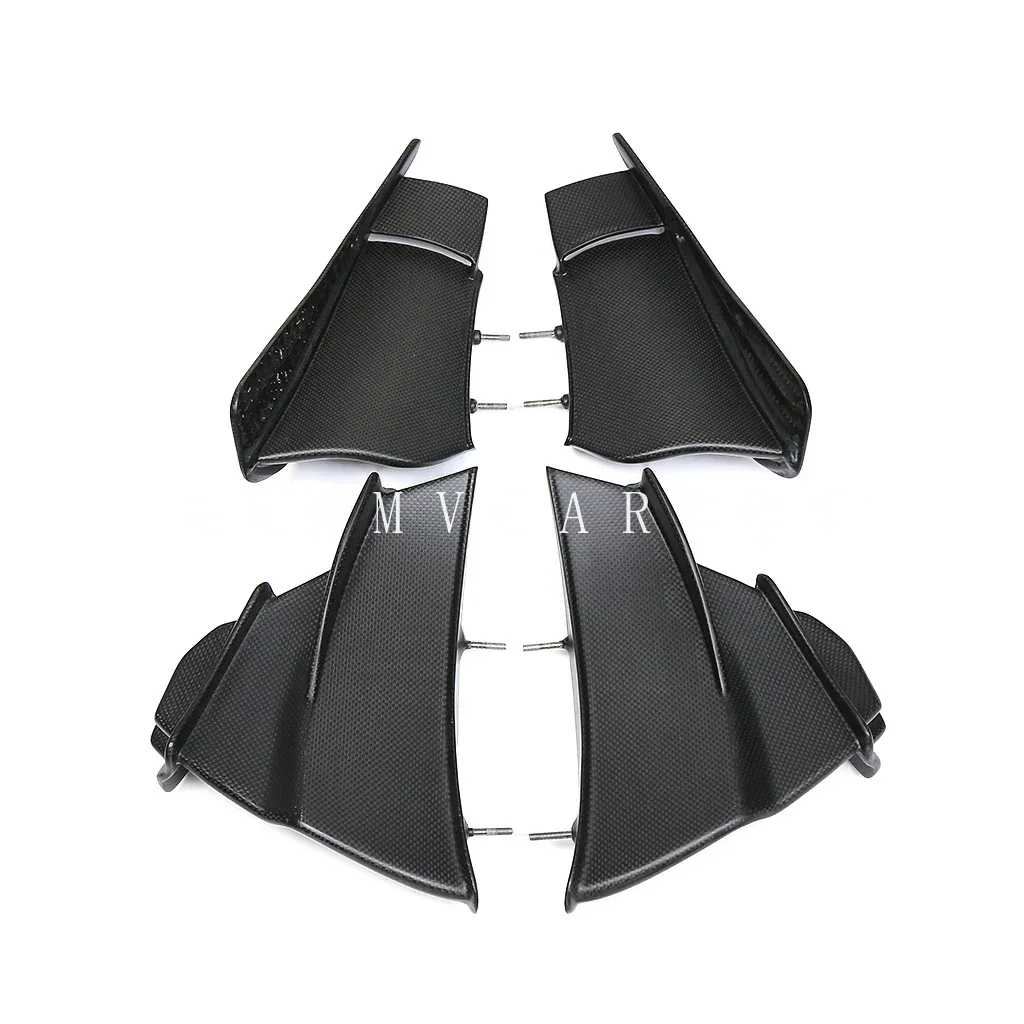 For Ducati Panigale V4 V4S V4R 2024-2018 Superlegera V4 Motorcycle Parts 3K Carbon Fiber Front cover side fixed wing Fairing Kit