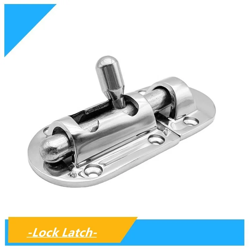 90mm 110mm Boat Latch 316 Stainless Steel Marine Boat Door Window Lock Latch Slide Barrel Bolt Clasp