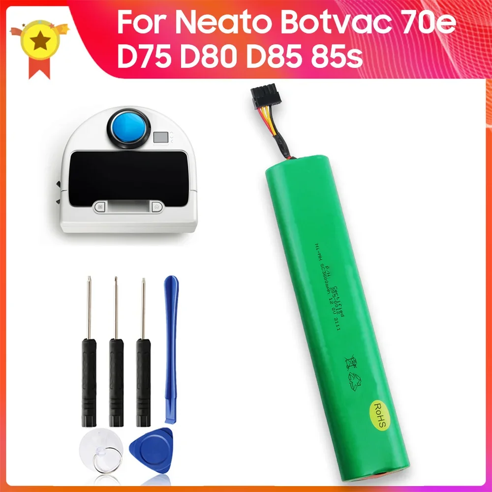 

Replacement Battery 205-0012 For Neato Botvac 70e 70 D75 D85 D80 D8 85s D7500 Sweeping Quality Backup Batteries 3600mAh