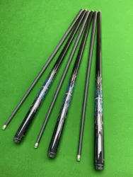 Professional Carbon Fiber Pool Cue with 10mm Tip and Bamboo Floral Elements Ideal for Chinese 8 Ball and American 9 Ball