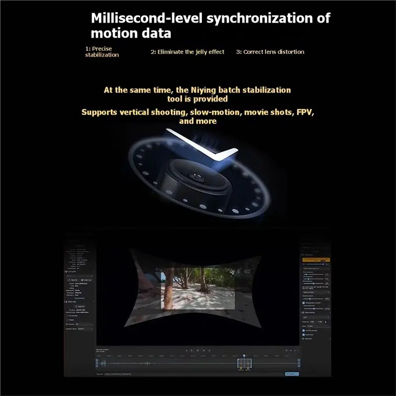 BTLIFE-Gyroscopic Video Stabilizer Intelligent Image Stabilization Anti-Shake Technology FPV Drone Specific