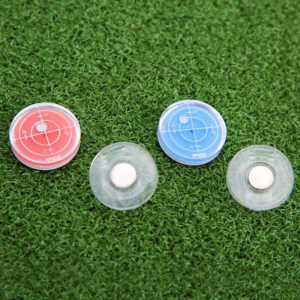 Hat Clips Golf Marker Level 1pc Magnetic Ball Marker Golfing Sports Training Tool Level Reading For-Golf Lovers