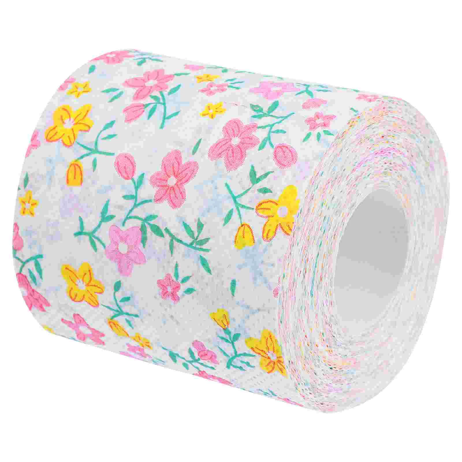 Rouleau de papier hygiénique coloré, serviette imprimée exquise, 1 pièce