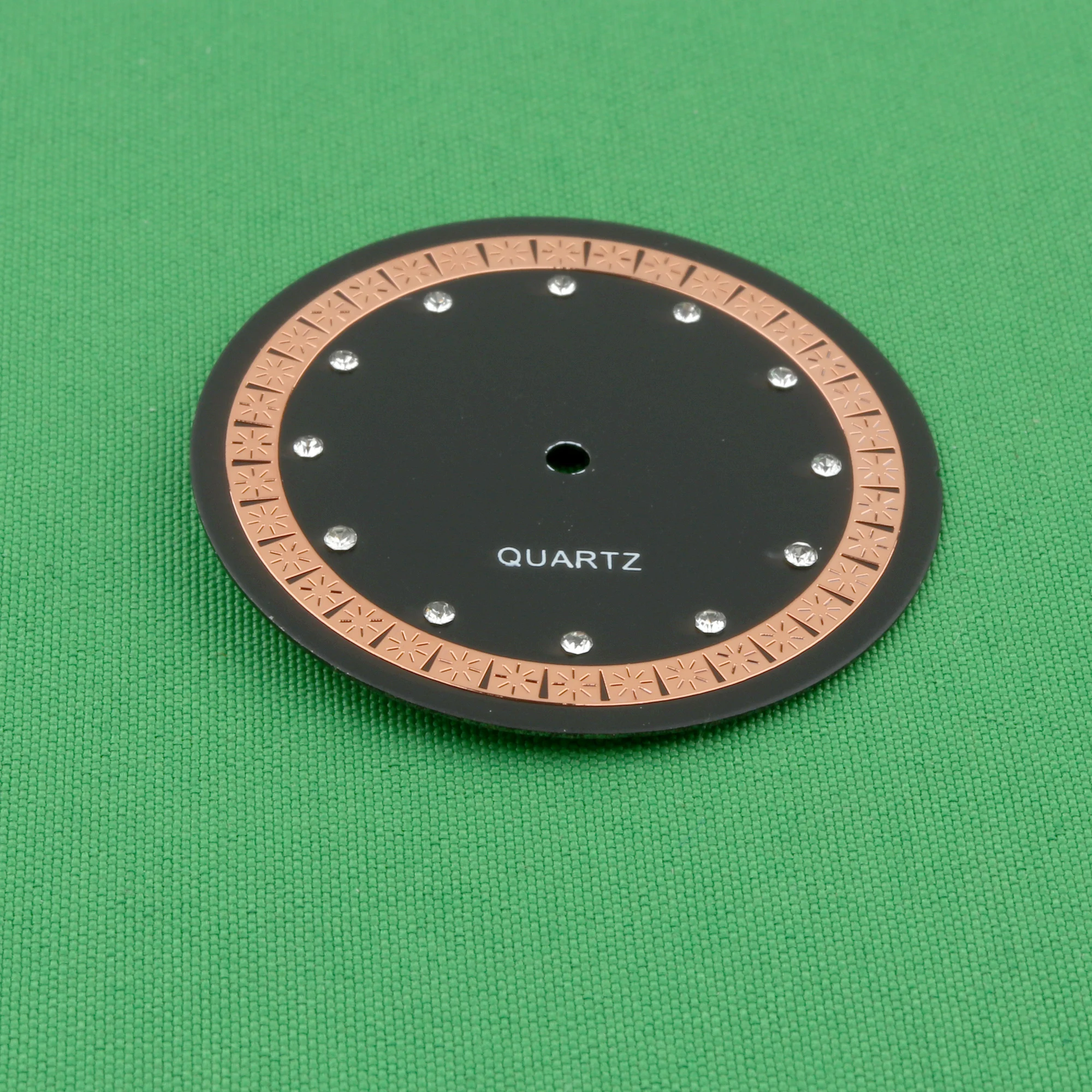 watch dial 34mm for miyot 2035 movement sl68 sp68 9t33 pc21 pc20 movement 2033 2025 without logo with diamonds and decorations