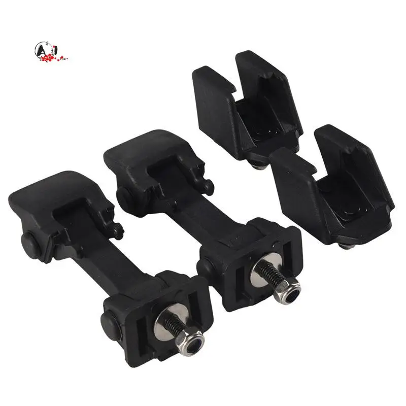 A10E-Hood Latch Hood Lock Catch Kit For Jeep Wrangler TJ 2007-2016 Black