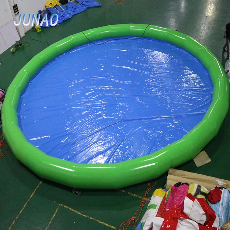 Inflatable PVC Pool Swimming Water Slide Adults Children's Outdoor Commercial Use 500kg Capacity Model Q-7 Factory