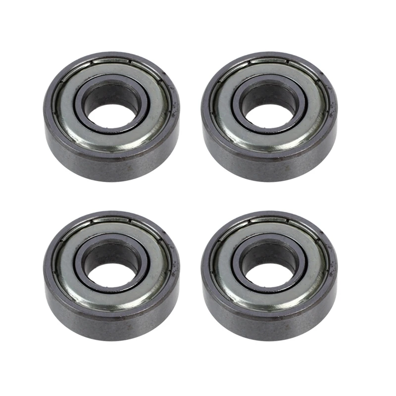 

4 Pcs 10 X 26 X 8Mm 6000Z Silver Tone Shield Premium Ball Bearing