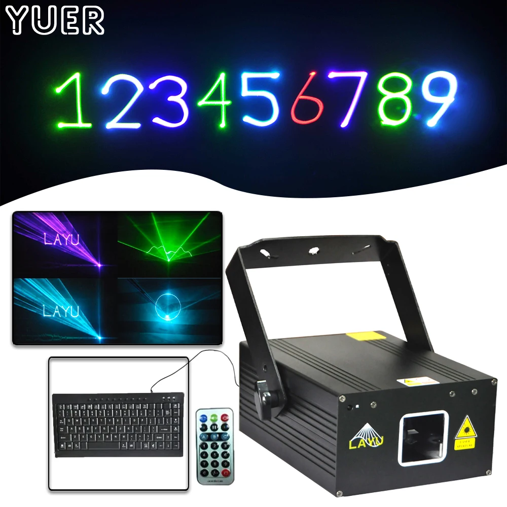 inteligente rgb laser teclado remoto projetor laser entrada e texto 15 kps scanning palco aniversario casamento festa de natal novo projetor decoracao 01