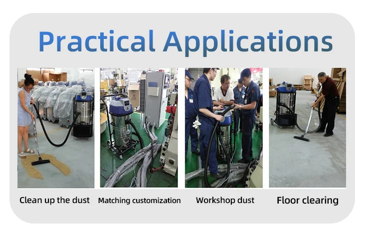 YYVAC GS3680 80L Explosion-Proof Dust Vacuum - 3-Motor System, Anti-Dust Design for Pharmaceutical Powder Handling