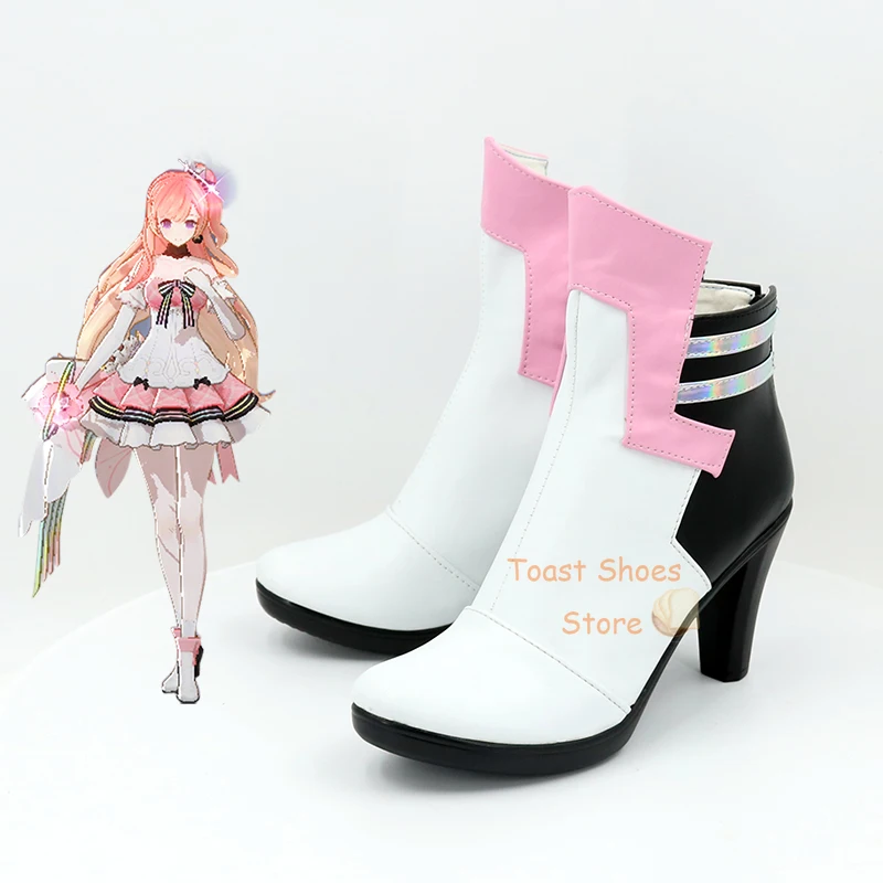 Comic Game Cosplay Costume Prop, Anime Game for Con, Halloween Party, Forever Seven DenciMisaki Shoes