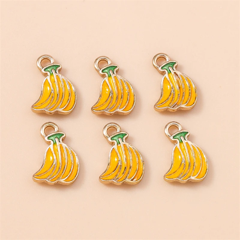 20 Stück Niedliche Gemischte Frucht-Anhänger Emaille Erdbeer-Trauben-Kirsch-Charms für Schmuckherstellung Halsketten Ohrringe DIY Basteln Geschenk – Detail 38