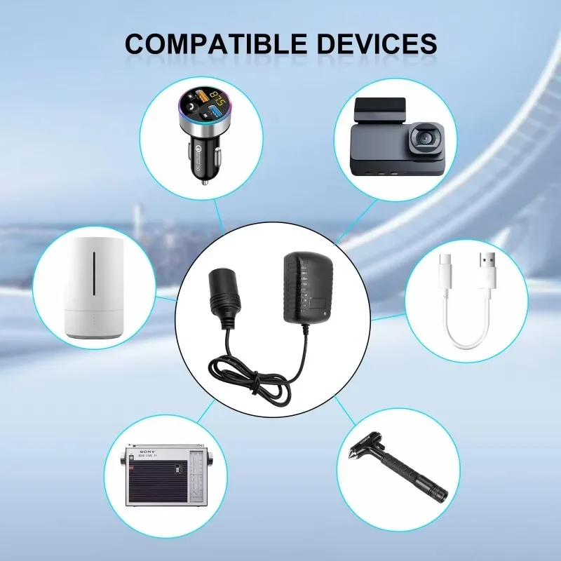 التيار المتناوب 110 فولت/220 فولت تيار مستمر 12 فولت 2A لسيارة ولاعة السجائر مقبس مهايئ الطاقة 220 فولت إلى 12 فولت فولت شاحن محول أجزاء المنزل الولايات المتحدة/الاتحاد الأوروبي/المملكة المتحدة/الاتحاد الأفريقي