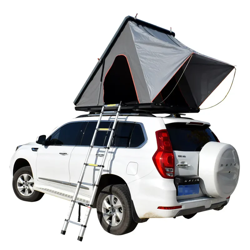 

Deren High Quality Camping Traveling Canvas Tent Automatic Pop Aluminium Suv Hard Shell Auto Rooftop Car Roof Top Tents