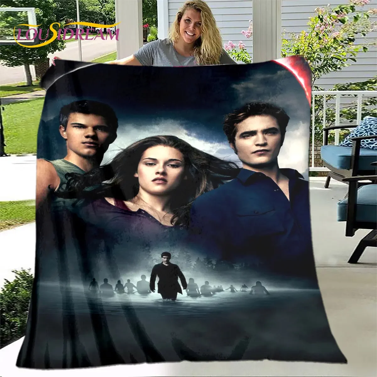 The Twilight Saga HD Printed Soft Plush Blanket,Flannel Blanket Throw Blanket for Living Room Bedroom Bed Sofa Picnic Kids Cover