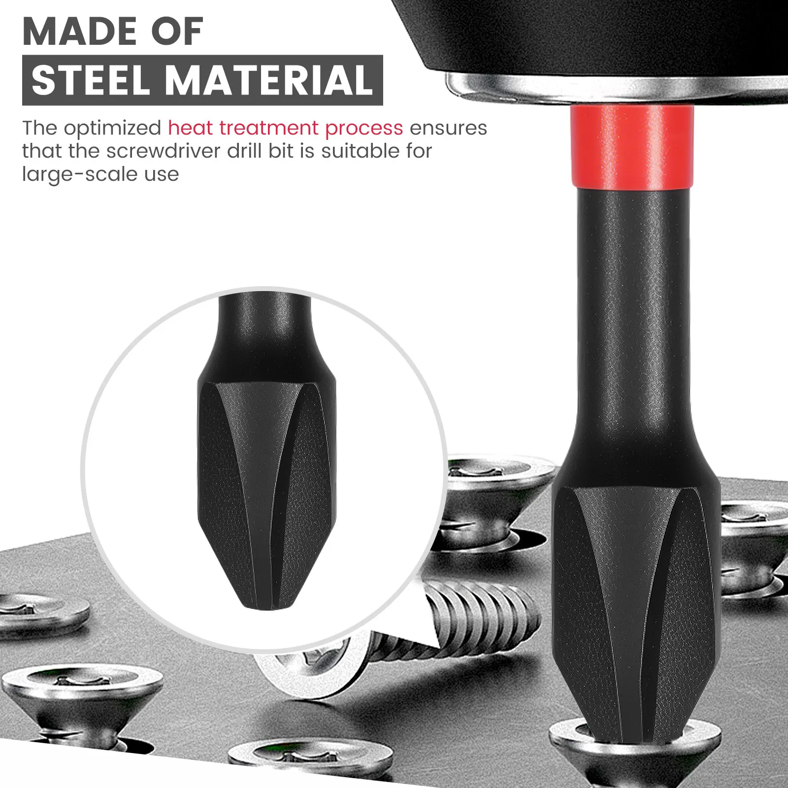 27PCS Screwdriver Bit Set Include Magnetic Impact Phillips Bit Flat Head Screwdriver and Torx Screwdriver Bits with Socket Set