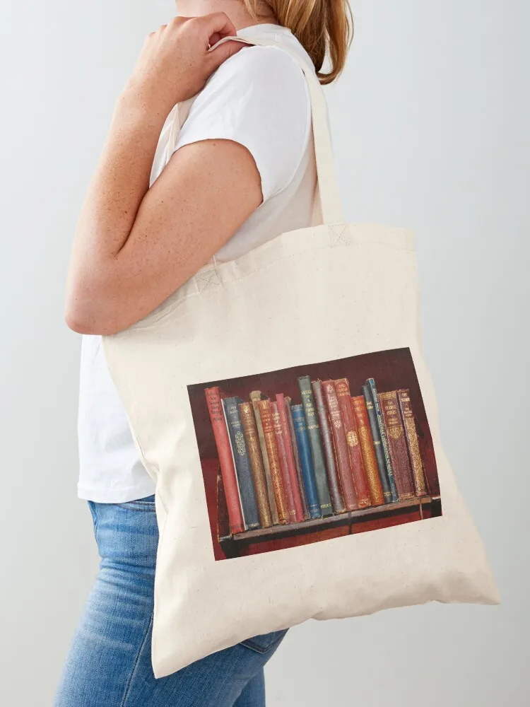 

Mini library ~ of Classic books Tote Bag Women's handbag Lady bags bag luxury women shopping cart bags