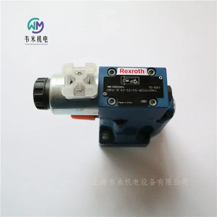 Pilot controlled electromagnetic overflow valve R900926054 DBW10A2-52/315-6EG24N9K4