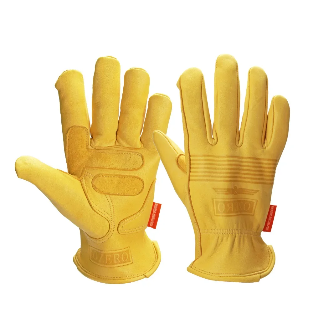 Imagem -01 - Luvas de Pele de Carneiro Masculinas Moda e Versátil para Andar de Moto e Bicicleta Melhor Escolha para Ciclismo e Direção luvas de pele de carneiro masculinas moda e versatil para andar de moto e bicicleta melhor escolha para ciclismo e direcao 01