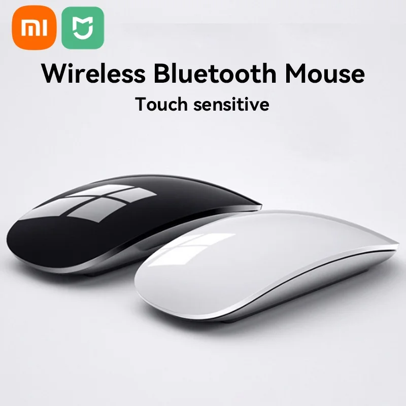 Xiaomi Multi-touch Surface Magic Mouse Bluetooth 5.0 Wireless Rechargeable Silent Mice Ultra-thin Mouse For Apple Ipad Mac Pc