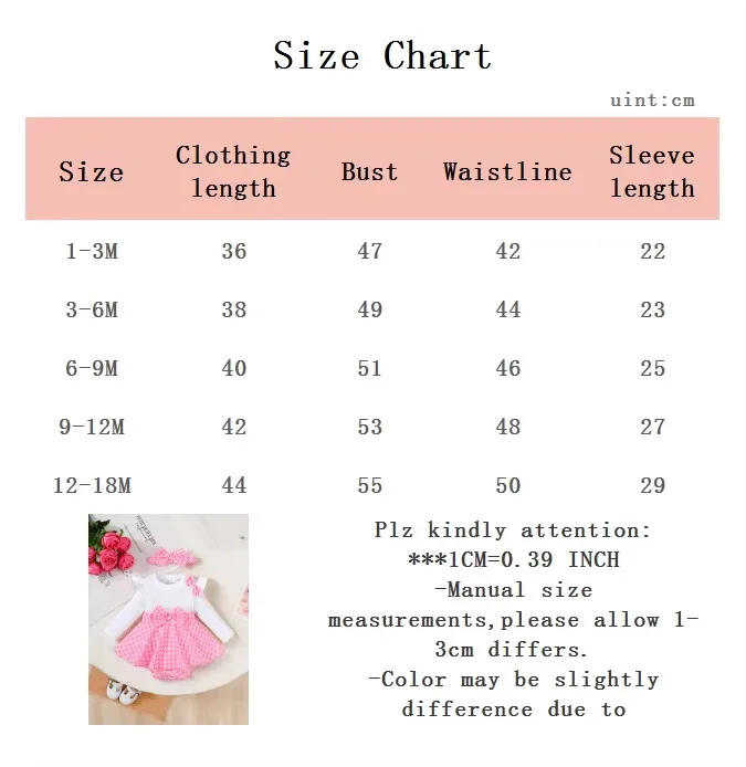 Baby-Mädchenkleid mit Schleife, Tausend-Vögel-Gittermuster, Langarmkleid, 0-18 Monate alt, Niedliches Baby-Mädchenkleid für Frühling und Herbst, Modisches Kleid – Detail 7