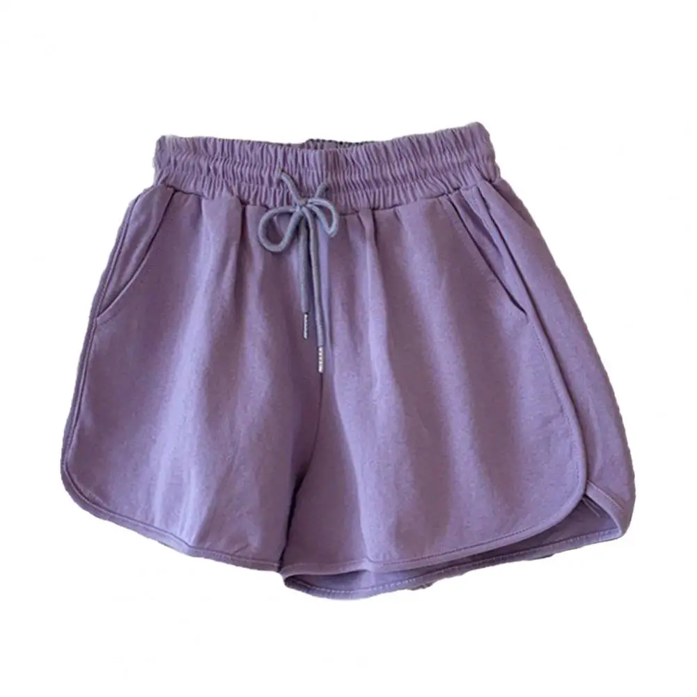 

Summer Women's Shorts High Waist Wide-Leg Pants with Pockets шорты женские летние