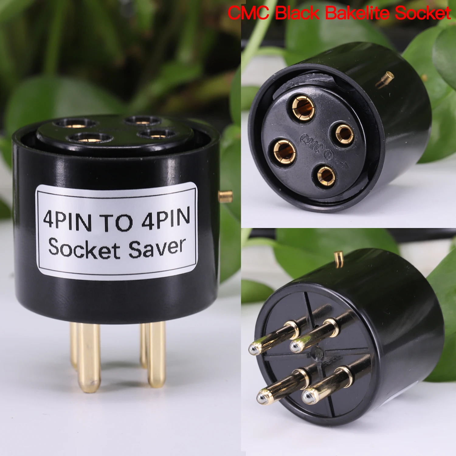 1PC 4PIN Tube Socket Saver For 2A3  300B  811 572B 274A 101D Vacuum Tube Socket Test HIFI Amplifier