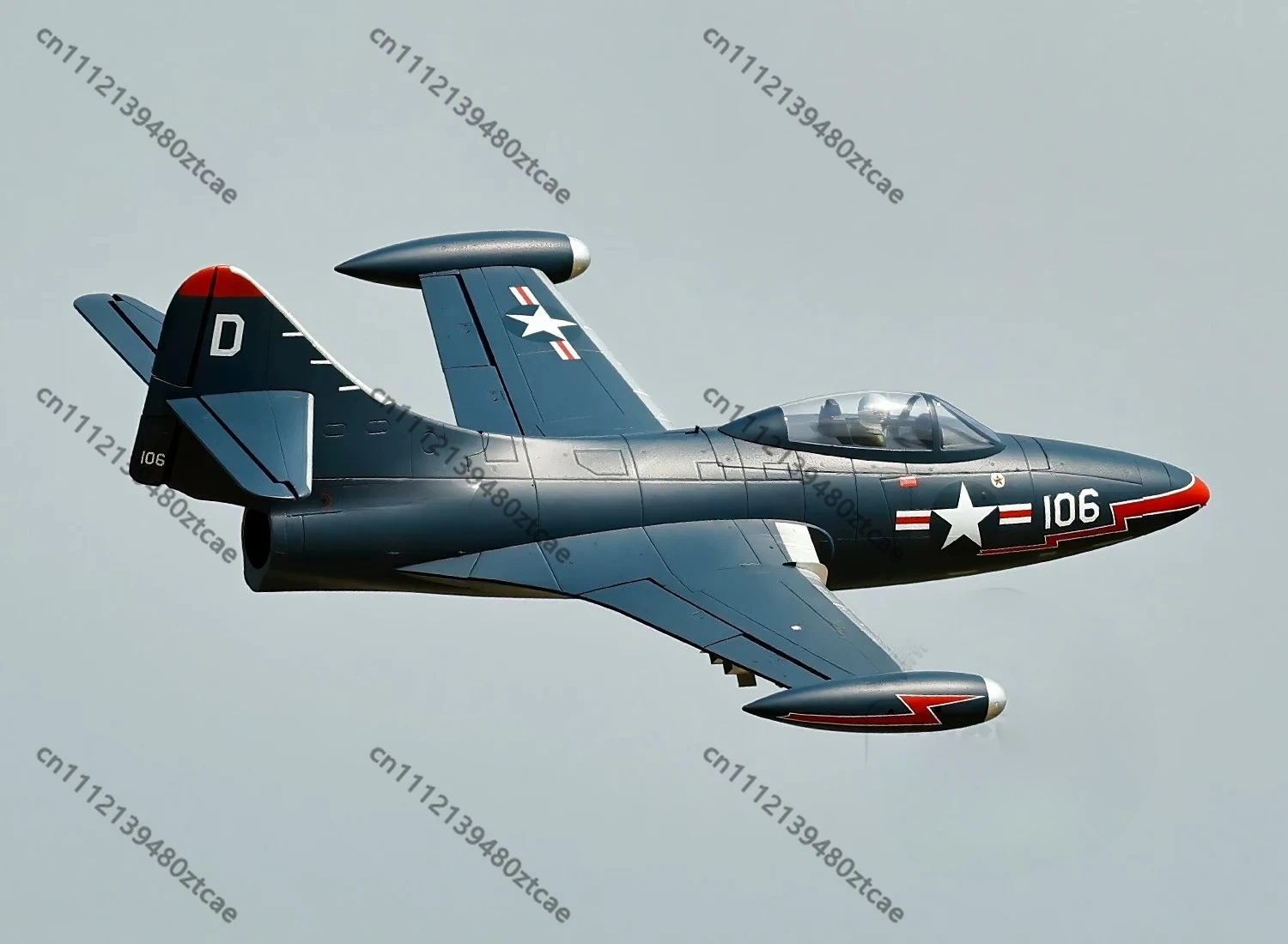 70mm Ducted Fan RC Jet Plane Simulation Vintage Aircraft Model Hobby Decoration Assembly Kit