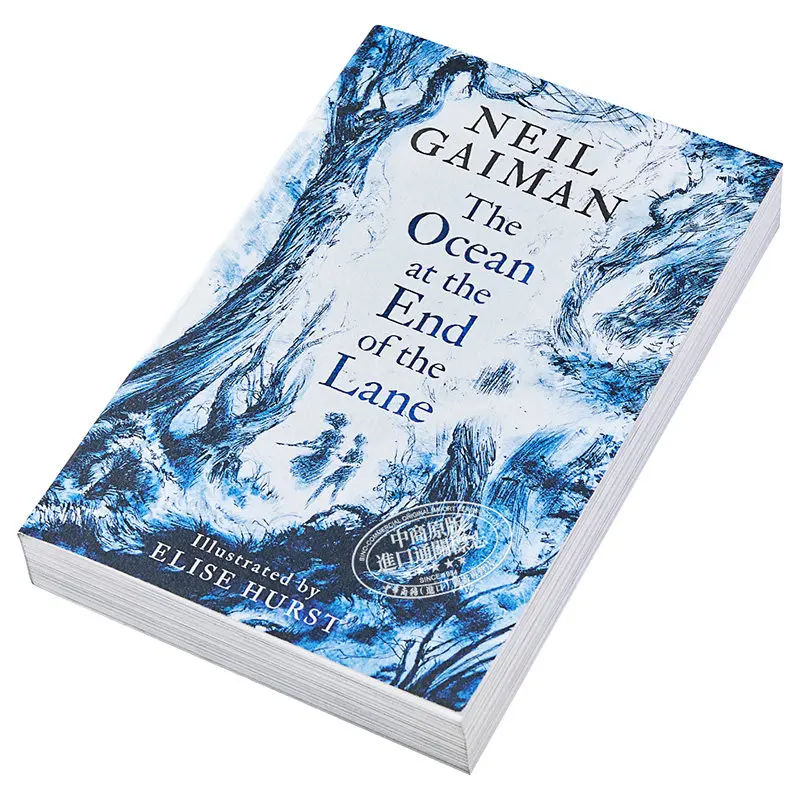 The Ocean At The End Of The Lane Neil Gaiman Fantasy Fiction Novel Illustrated Edition For Fantasy Story Lovers