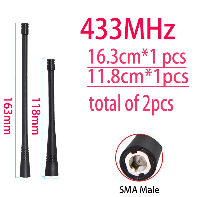 LORA gateway 433MHz antenna high gain SMA Male Connector antena 470-510mhz 580MHZ OMNI Soft antenne 433m IOT waterproof antennas