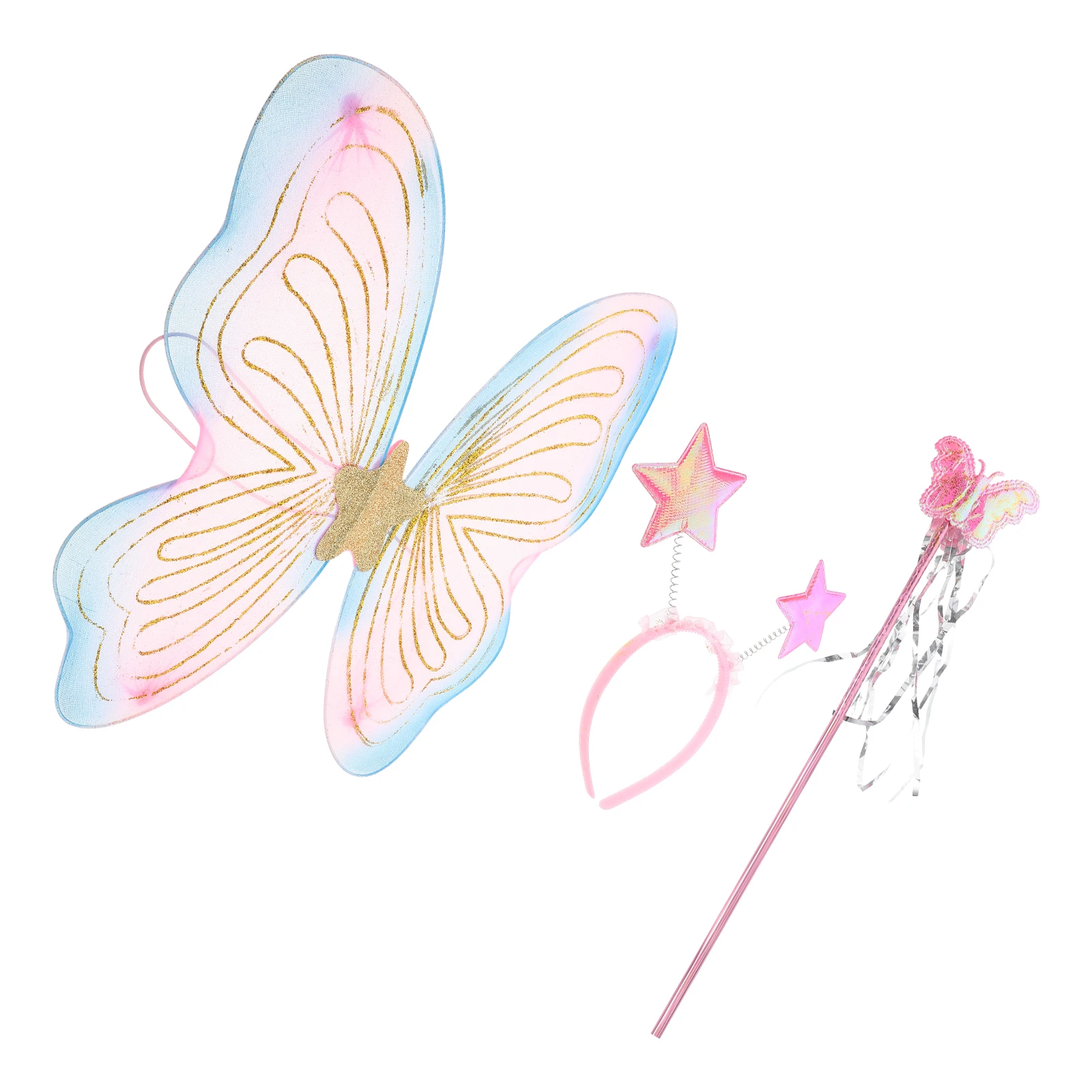

Butterfly Wings Costume For Lightweight Unique Design Party Cosplay Accessory Stage Performance Prop Halloween Dress Up