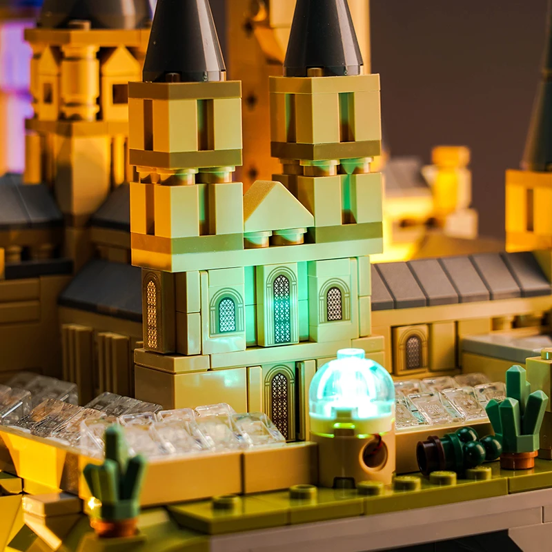 Vonado-juego de luces LED para Hogwarts, 76419 unidades™Bloques de construcción de Castillo y tierra, solo incluye accesorios de iluminación