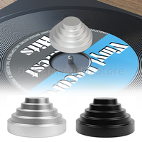 45 RPM Turntable Adapter Shock Absorber Pressure Stabilizer 7 inch EP Record Turntable Phonograph Vinyl Record Center Adapter