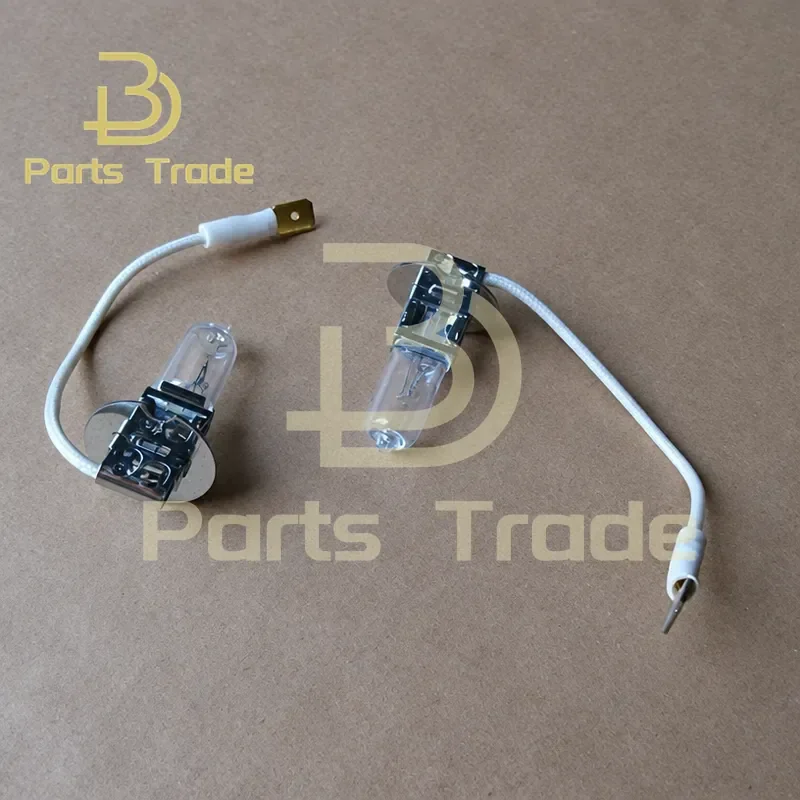 10Pcs High Quality Halogen H3 56V 45W Headlight Bulb for Tractor Boat Wagon Caravan Camping Truck