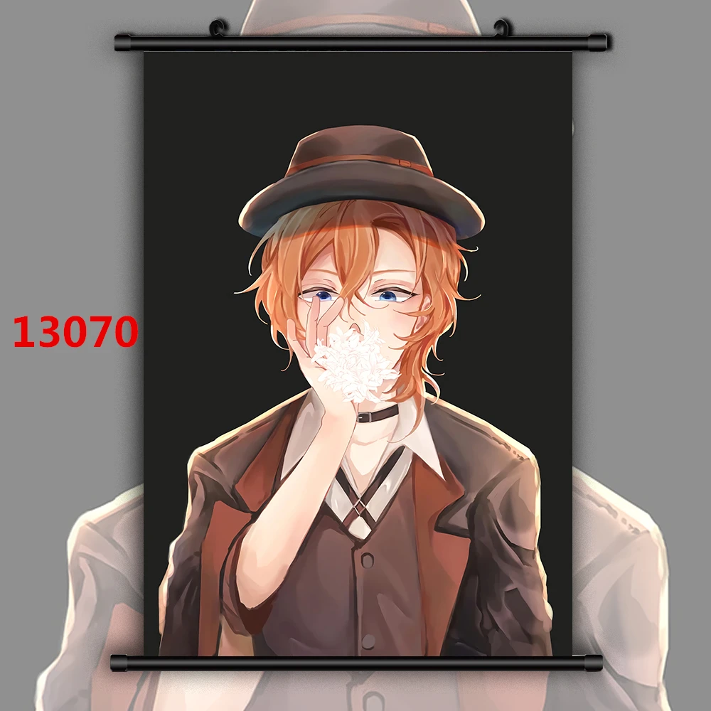 Bungou Stray Dogs Nakahara Chuuya Dazai Osamu Akutag Anime Wall Art Room Decor Prints Pictures Home Decor Canvas Painting Poster