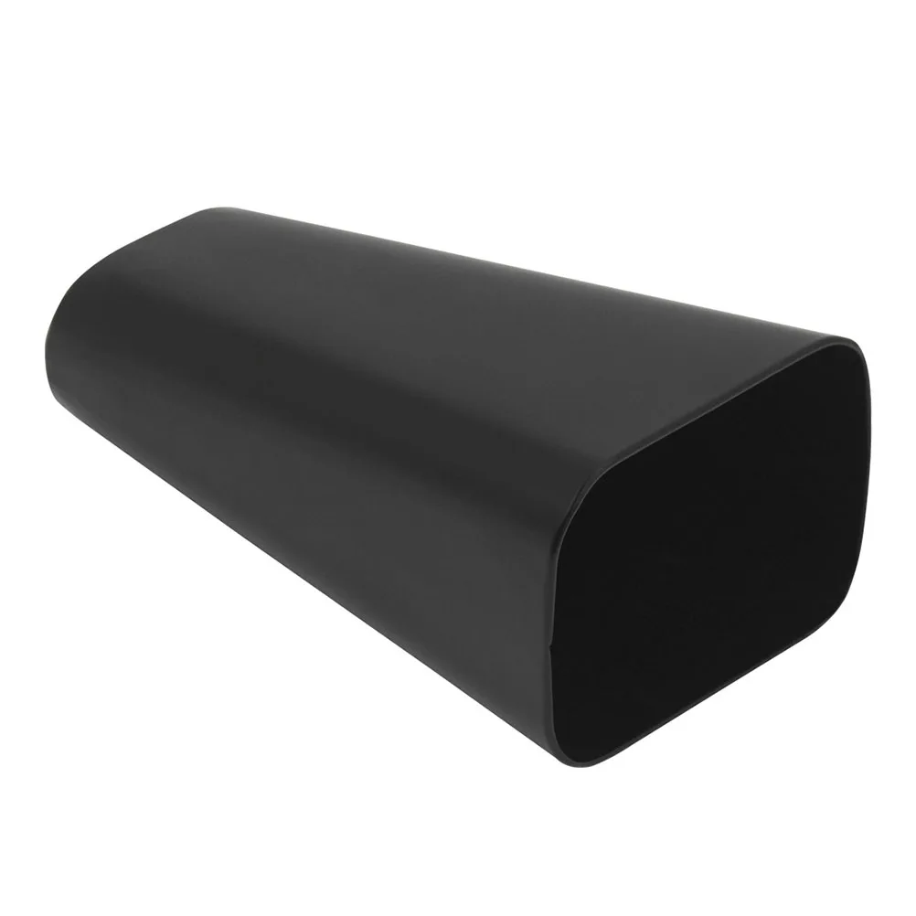 

Holeless Cowbell Metal Drum Percussion Accessory Black Kit Part Professional Drum Set Durable Smooth Surface School Concert Hall