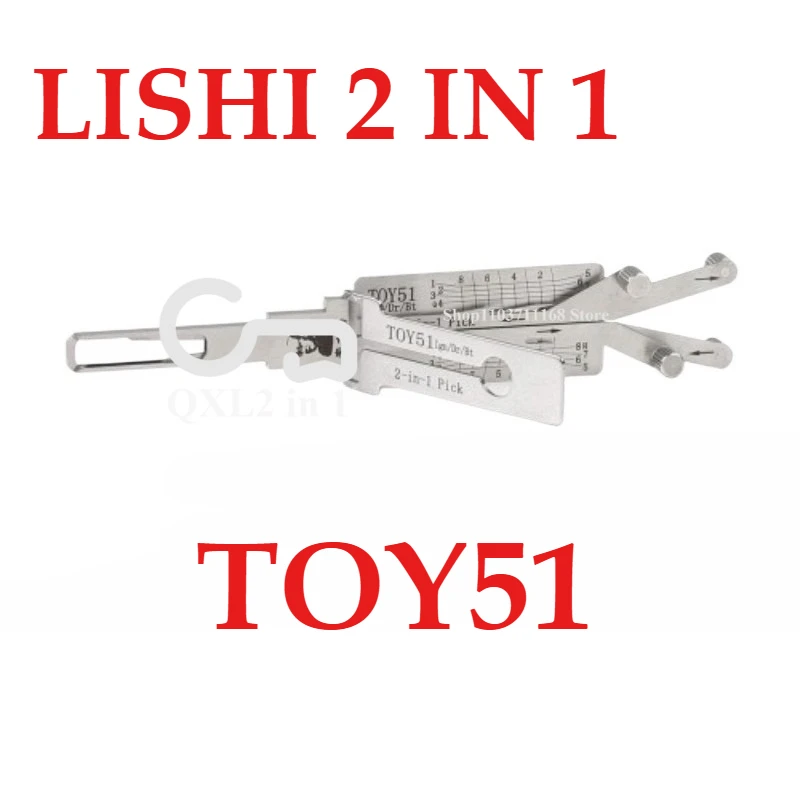 

Repair Tools Lishi 2-in-1 TOY51/VA8 2in1 Decoder and Pick Is Designed for Toyota [Profile: TOY51] Tools Model Locksmith Tools