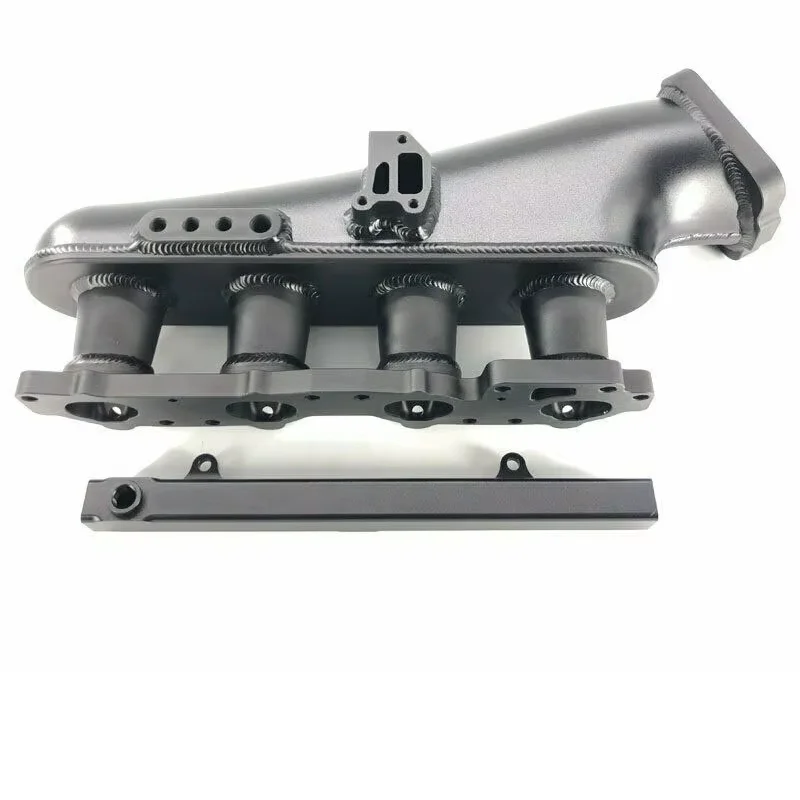 BK-3145SET SR20 S14 Billet Intake Manifold With Fuel Rail And Throttle Body