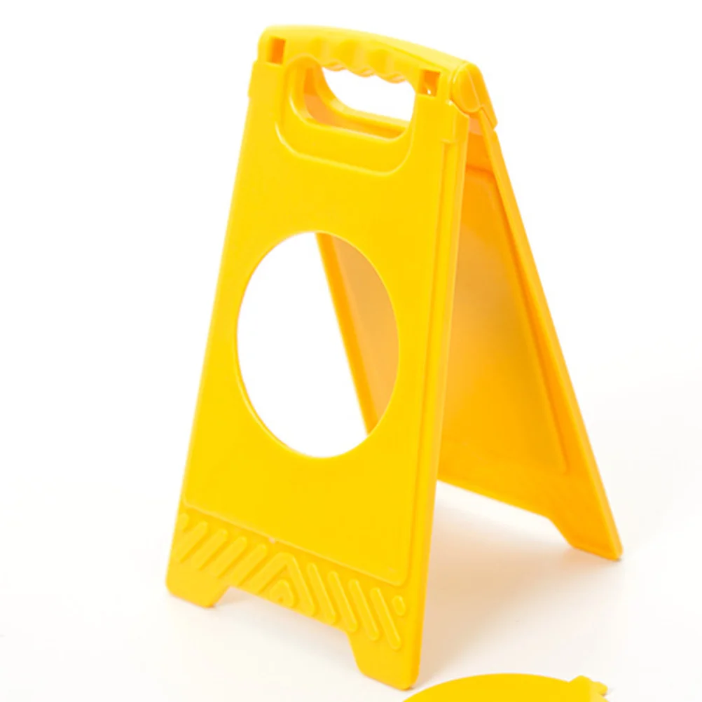 2 個折りたたみ式警告サイン化粧鏡デスクトップホルダーポータブル旅行コンパクトミラー奇妙なもの大人のためのいたずら