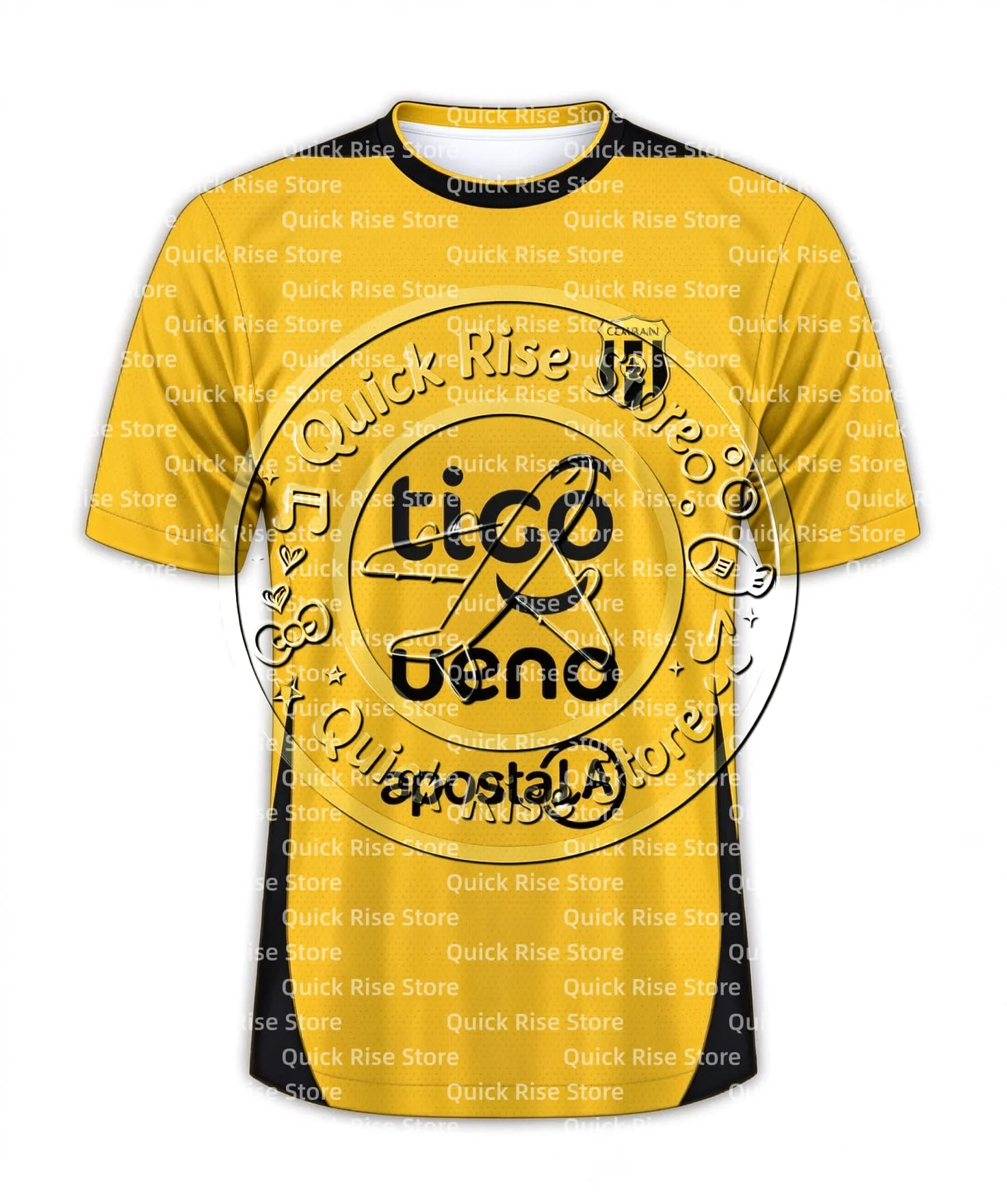 Club Guaraní 2026 Home Soccer Jersey Men Breathable Quick Dry Football Shirt Paraguay Club Short Sleeve Sports Fans Uniform Tops