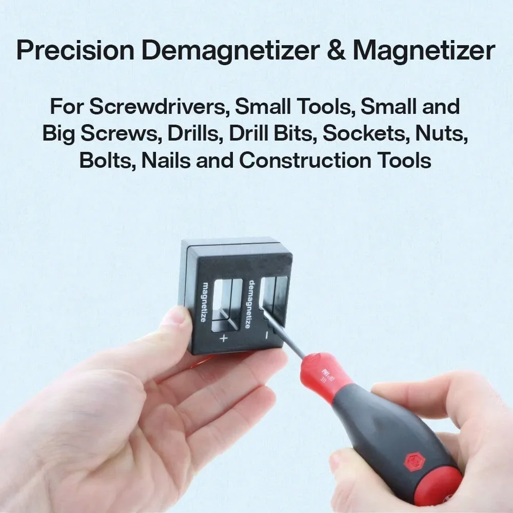 Precision Two-in-one Rapid Magnetization Degausser for Repair Screwdriver Hand Tools Rapid Magnetization Degaussing Machine Tool