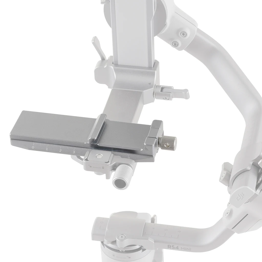 BGNing Metall-Schnellwechselplatte für DJI RS 4 Mini, kompatibel mit Arca-Swiss-Montageplatten, Kamerakäfigen und L-Platten, verstellbar – Detail 22