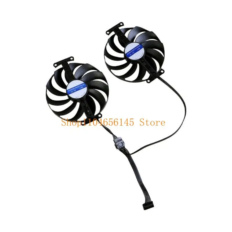 5asd 1Pair CF1010U12D 12V 0.45A Scheda grafica Raffreddamento Ventola raffreddamento VGA 7Pin per ROG