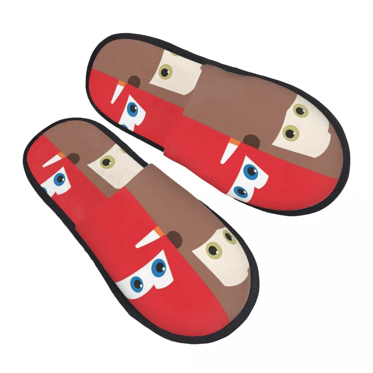 

Custom Lightning McQueen Guest Slippers for Spa Women House Slipper